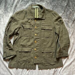 Maurices Army Green Button-Up Shirt